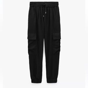 Zara Black Cargo Pants